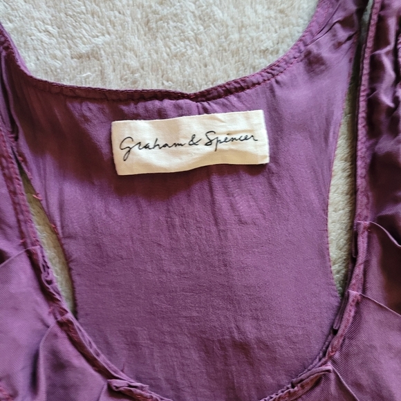 Graham & Spencer silk sleeveless dress size medium - Picture 13 of 16